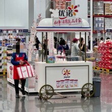 铁艺商场超市展示移动推车商业巡游车街边销售推销车节日装饰花车