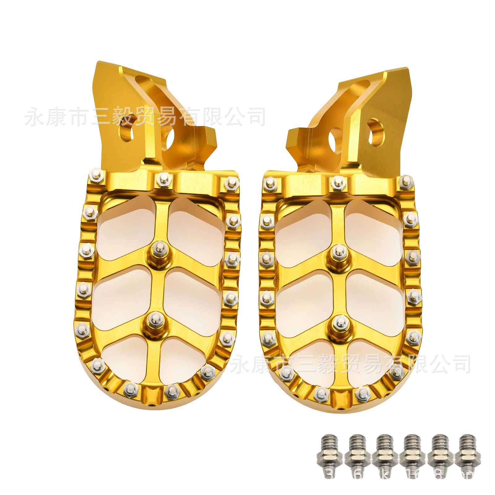 CNC for | Motuoche Motorcycle pedals - gold
