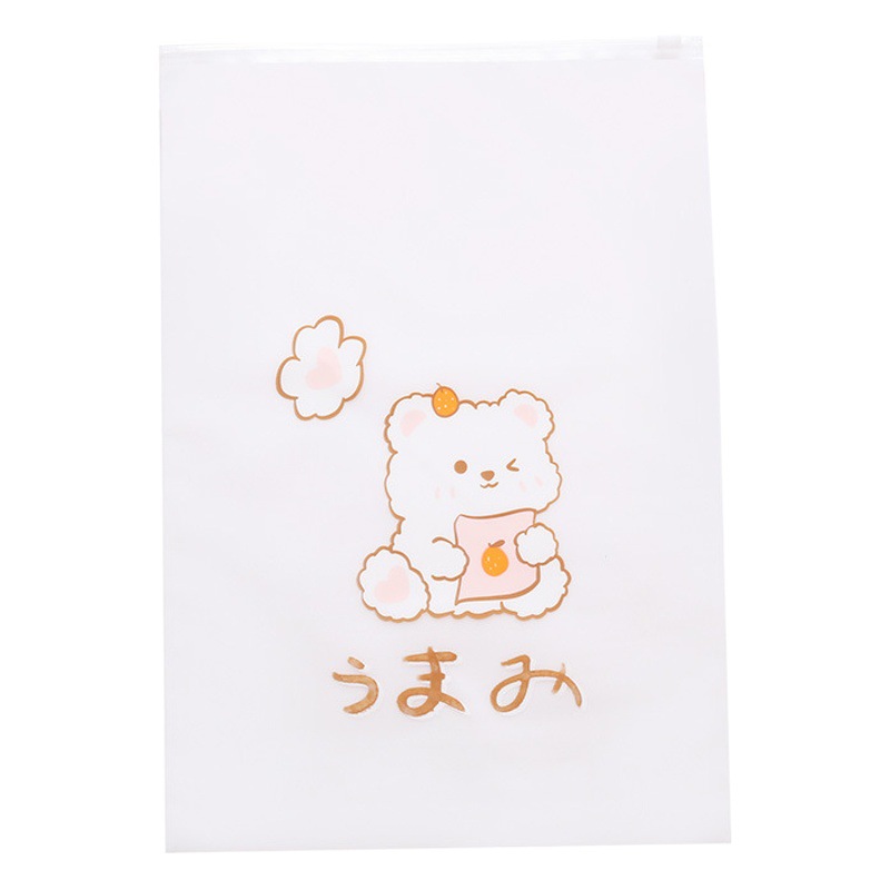 Bolsa de cremallera sellada esmerilado ropa de plástico Ziplock equipaje bolsa PE ropa bolsa de embalaje bolsa de ropa