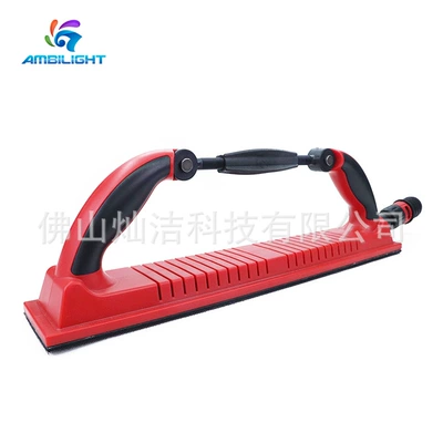 Canjie Large Vacuum Adjustable Sanding Board Special for Car Paint Surface Sheet Metal Polishing Putty Sandpaper Grinding Board (Sheet Metal Spray Repair) - 70400mm-red-vacuum