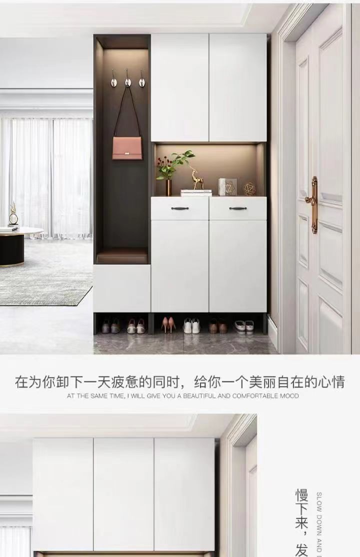 进门玄关柜入户鞋柜一体家用门口收纳贵客厅屏风隔断柜门厅柜-阿里巴巴