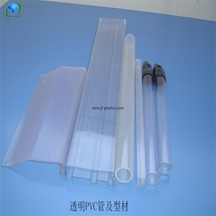 常熟塑料透明PVC管材异型材生产厂家 挤出塑料型材