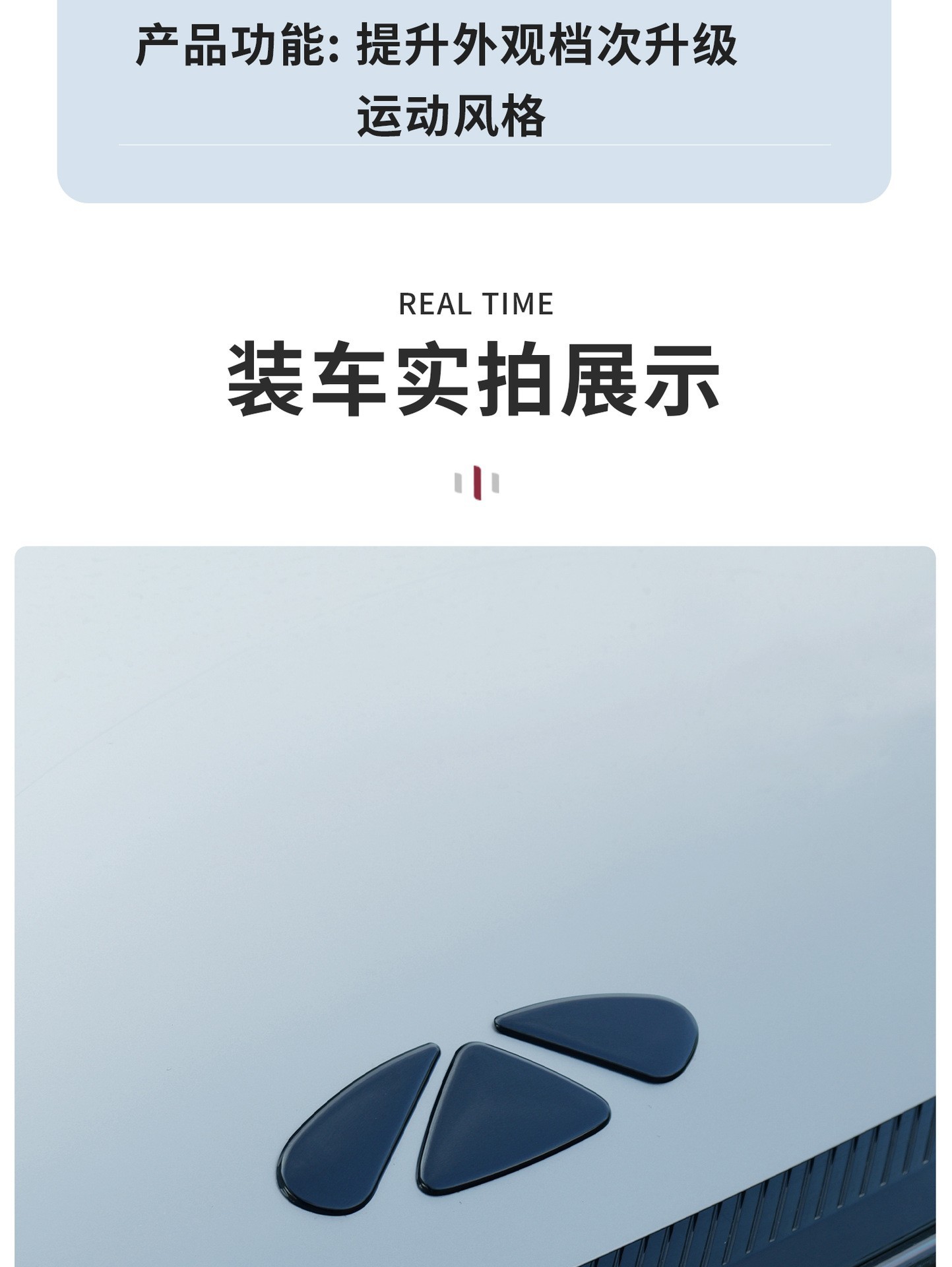 Chery Fengyun A9L Car Logo Modified Exterior Blackened Front Car Logo Metal Front and Rear Bright Black Covering Black Warrior