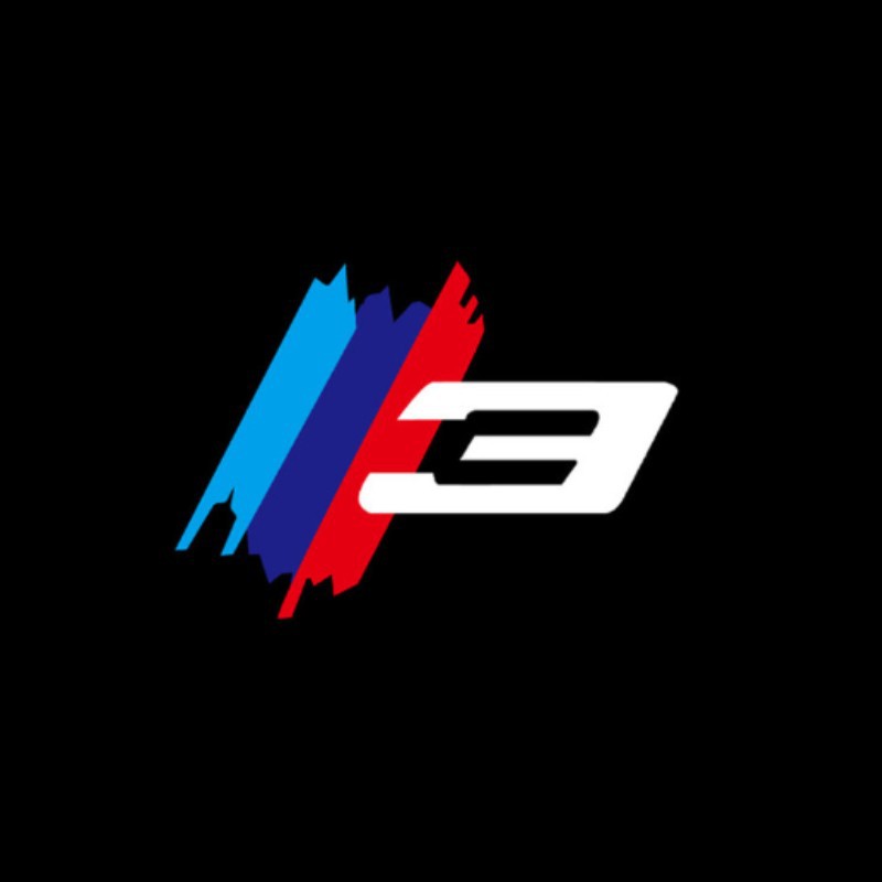 Adecuado para BMW Serie 3 316i/320i/318i lámpara de la puerta del coche lámpara de bienvenida modificada atmósfera decorativa lámpara de proyección láser