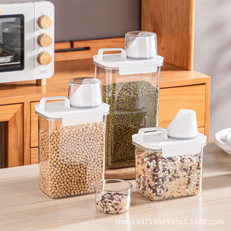 Plastic capacious storage box for home use