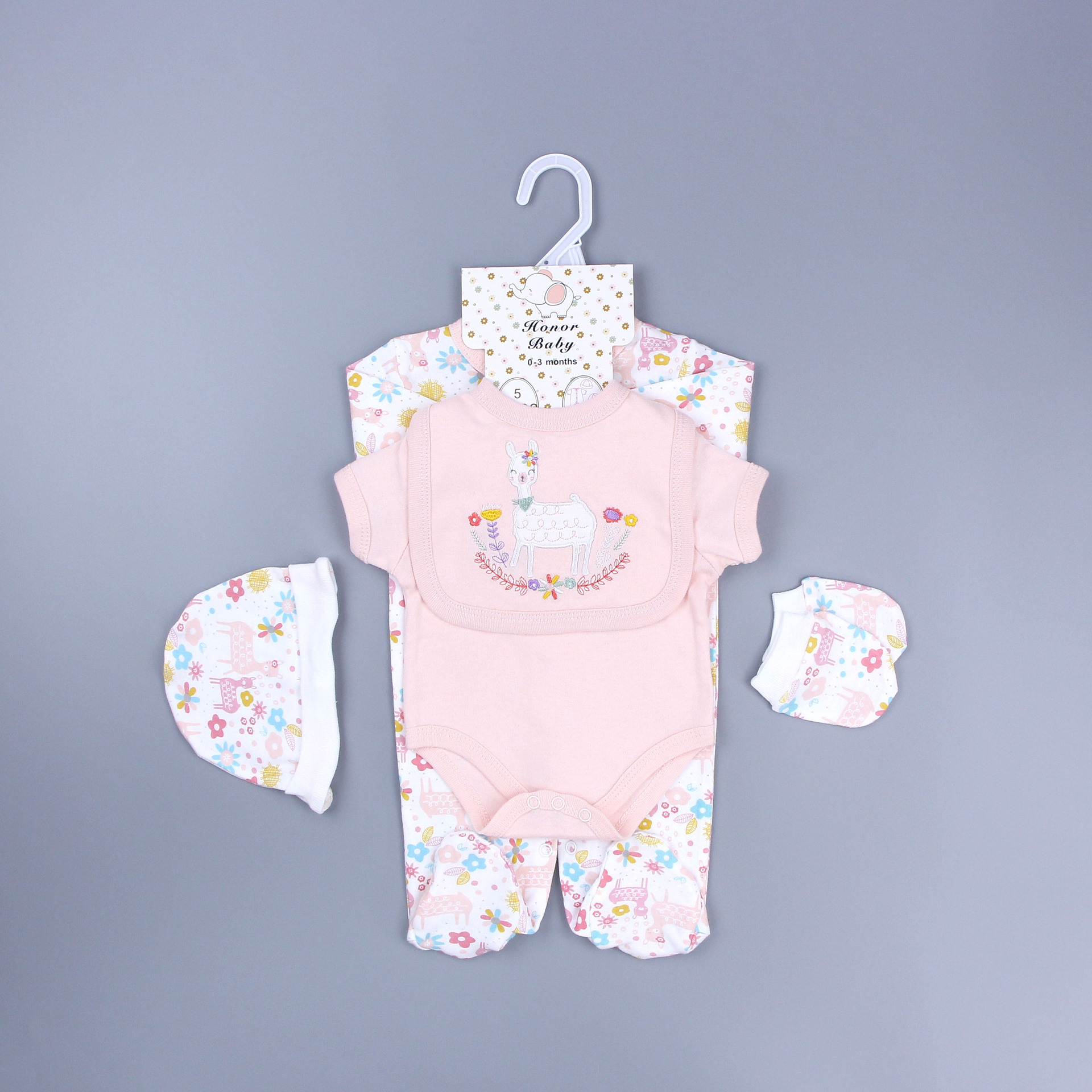 Conjunto de ropa para recién nacido, pelele de algodón puro, mono para bebé, ropa de bebé, ropa infantil transfronteriza europea y americana