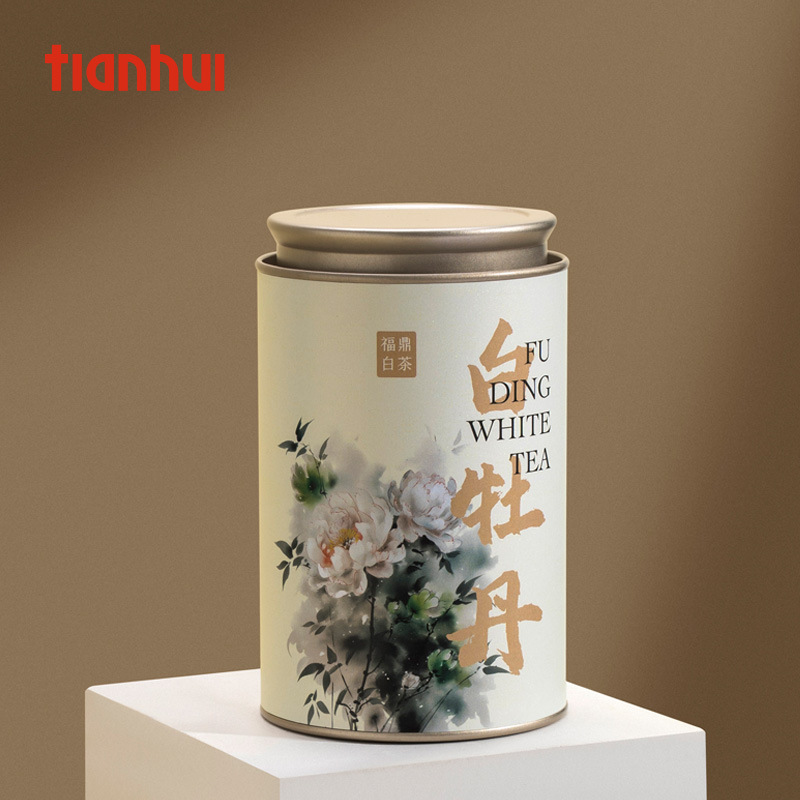 福鼎白茶茶叶罐白牡丹寿眉密封罐中式小空罐50克茶叶包装食品级定