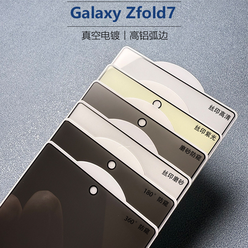 Suitable for Samsung Galaxy Zfold 30% off Stacked High-Definition External Screen Tempered Film W26 Silk Screen Frosted Anti-Peep Glass Sticker