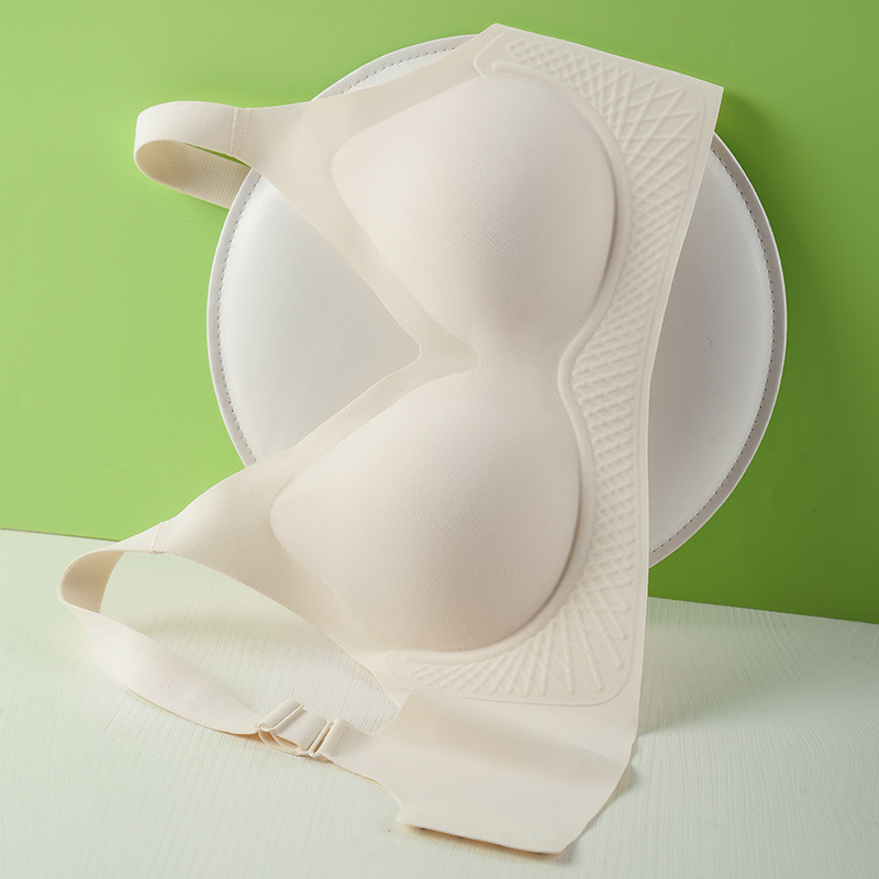 Underwear Women's Large Chest Showing Small Summer Thin Non-rimless Sports Parammary Adjustable Anti-sagging Large Size Bra