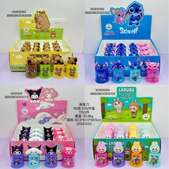 創意的なアニメのかわいいシリコンの子供の形の鉛筆のカピバラの双孔の学生の専用の鉛筆の刀