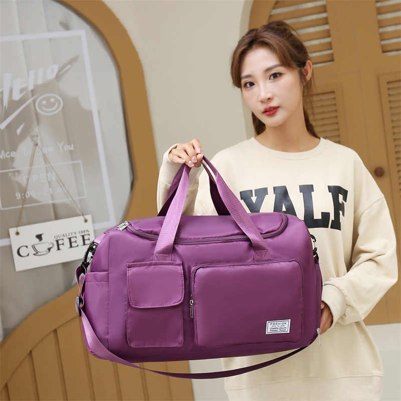 Bolsa de gimnasio para natación y Yoga, bolsa de maternidad repelente al agua de gran capacidad, bolsa de viaje con separación de ropa seca y húmeda, novedad de 2025