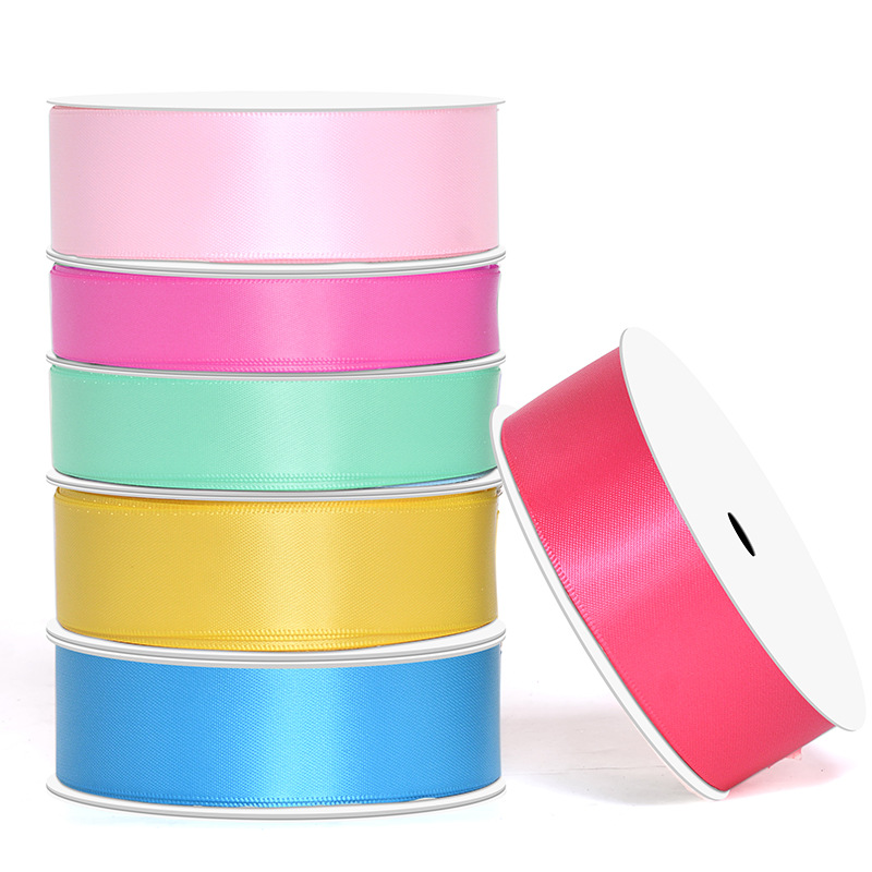 Inventario de cinta de doble cara 196 colores para hacer arco DIY material pastel de embalaje cinta de regalo cinta de embalaje