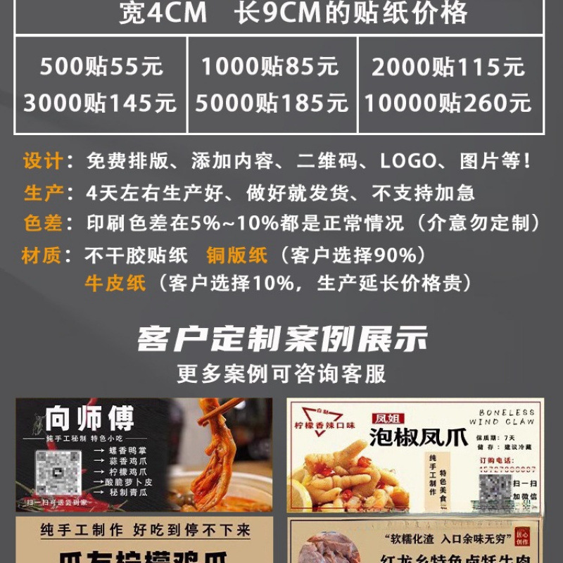 一次性餐盒装卤菜凉菜卤味熟食无骨柠檬鸡爪的外卖包装打包盒摆摊|undefined