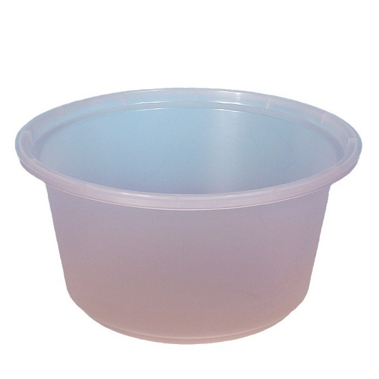 1500ml caja de comidas desechable redonda con cubierta caja de embalaje para llevar sopa de lino arroz hilo de sopa antirrobo tazón de fideos en polvo
