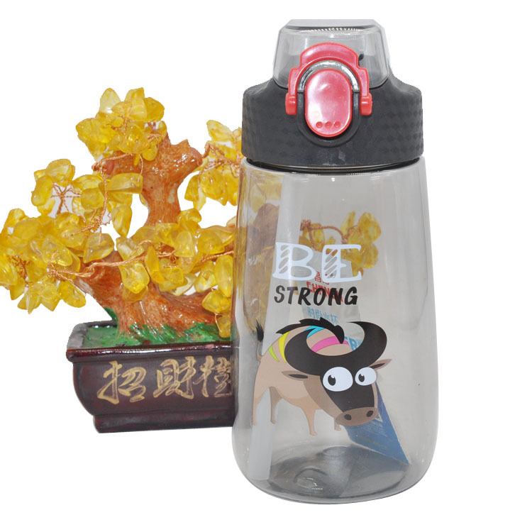 Tianyi nueva copa de pico de pato cubierta elástica taza estudiante paja taza PC taza de plástico de dibujos animados para niños taza de agua taza de adultos