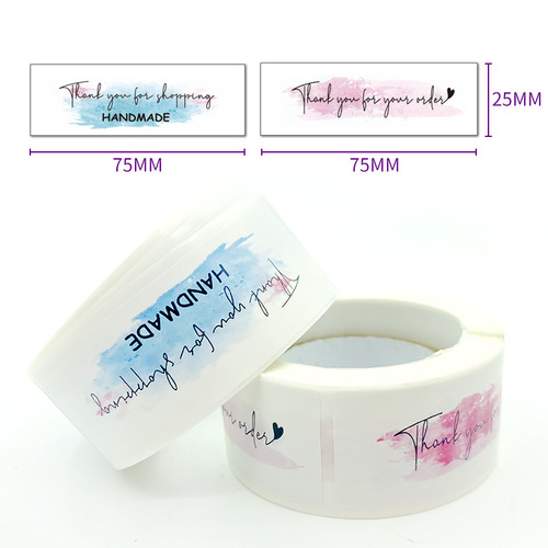 thankyou thank you stickers stickers gift seal stickers holiday packaging decoration stationery stickers