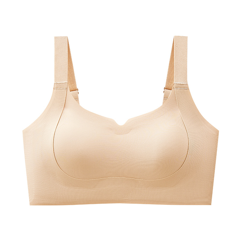 Pechos grandes muestran ropa interior pequeña mujer taza completa anti-caída orejas de conejo sin marca sujetador transfronterizo MM grasa tamaño europeo sujetador de pecho grande