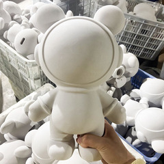 樹脂流体白胚スペースラビットインターネット有名人クマ貯金箱白胚手作りDIYリビングルーム装飾品テレビキャビネット