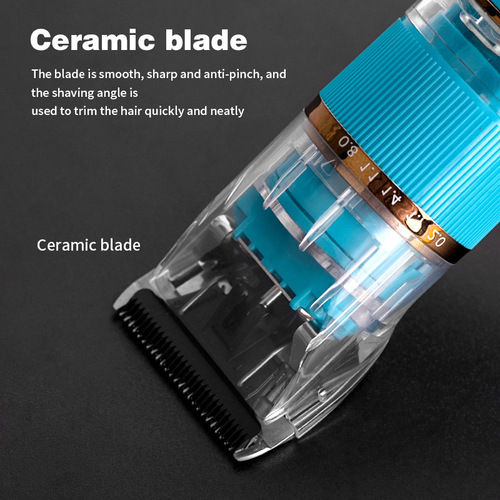 Cross-border best-selling pet electric hair clipper hair clipper LCD digital display ceramic head hair clipper shaver wholesale