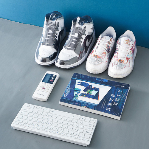 Household PVC heat shrink film, shoe moisture-proof heat shrinkable plastic film wholesale, travel cosmetic heat-formed sealed bag