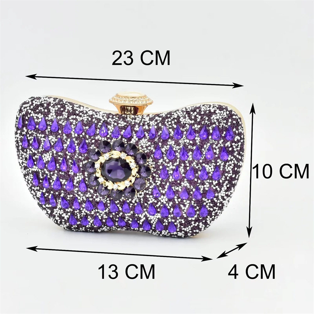 The party is paired with rhinestone round head fish mouth sandals and light hand bag set with large flash diamonds_voghion.com