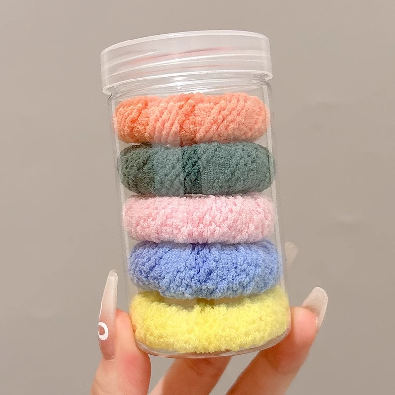 Alta elasticidad gruesa y gruesa cuerda de cabeza de anillo de cabello para mujeres 2025 nuevo otoño y invierno alta cuerda de cabello de cola de cabello atada banda elástica de cabello