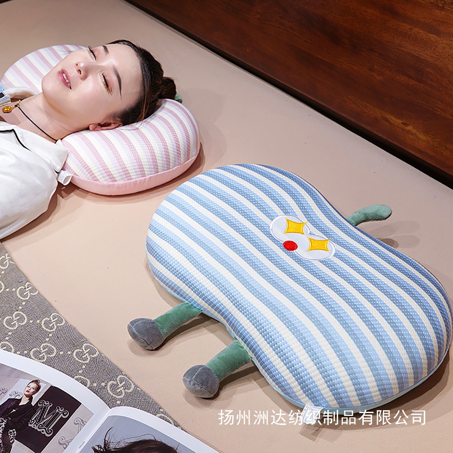 Almohada de Oficina con Espuma Viscoelástica Ergonómica para Sofá y Cama