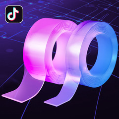 Manufacturer's nano invisible transparent magic tape strong double-sided adhesive acrylic floor sticker