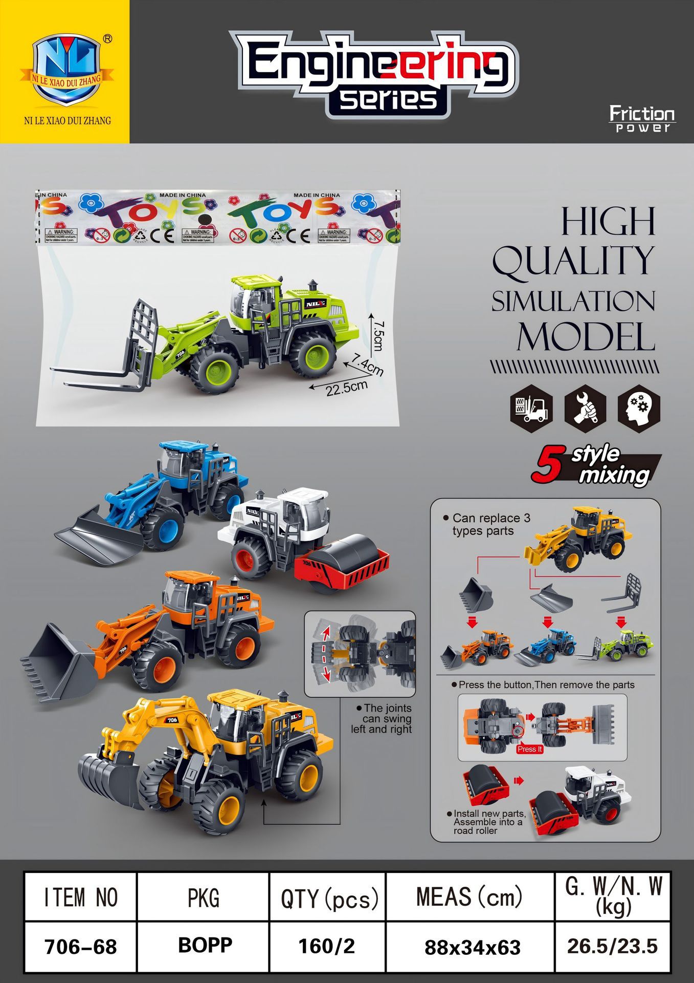 706 - 68 vehículos (aprobación de caja completa)