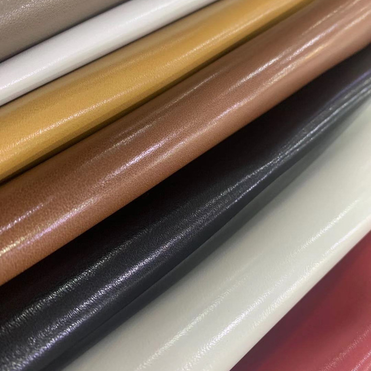 广州创越皮革现货直销水晶小牛皮头层真牛皮手工鞋材箱包皮具表带