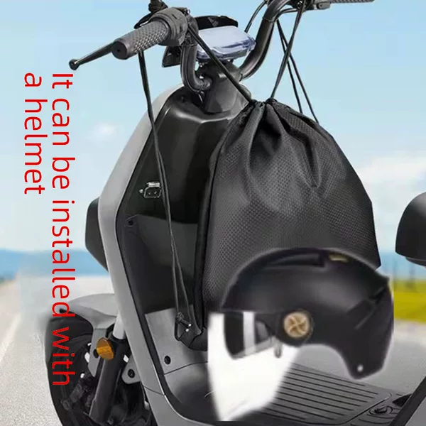 [Helmet storage bag] Electric car safety helmet waterproof cloth bag can be carried and can be hung multifunctional storage bag with closing