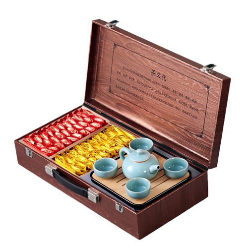 Golden Beauty Tea Small Jar Red Tea Gift Box, Suitable for Wholesale, Big Red Tea, Tie Guan Yin Tea Set, Gift Tea, Handover Gift