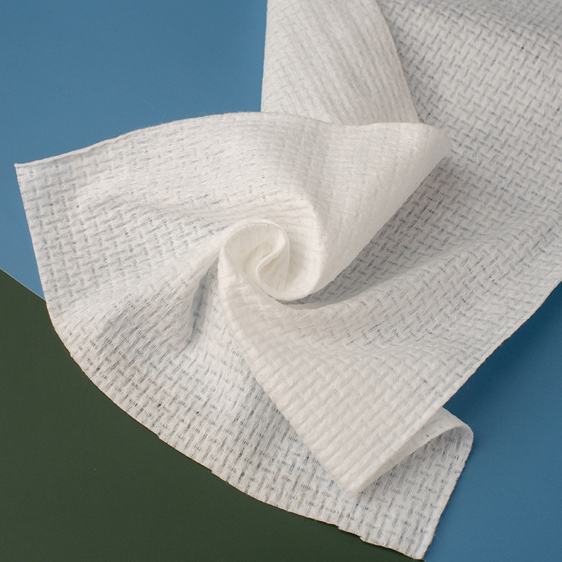 全黏胶EF纹 EF纹洗脸巾 水刺无纺布材料 洗脸巾原材料无尘