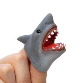 趣味鲨鱼柔软手指套Shark Finger Puppet