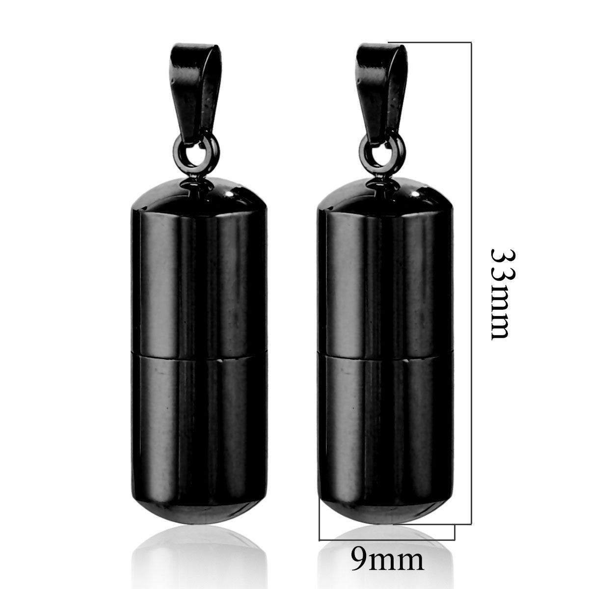 Europa y los Estados Unidos torcen las píldoras de acero de titanio perfumes colgante cápsula de acero inoxidable artículos de carta de amor llaveras de cenizas joyerías DIY