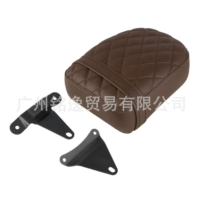 and Rear Seat Cushions with – Motorcycle cushion - brown-rear-cushion