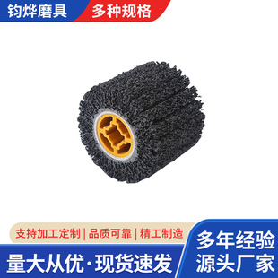 3M Black Diamond wire drawing wheel cross core abrasive cloth wheel stainless steel wear-resistant metal polishing grinding wheel factory wholesale