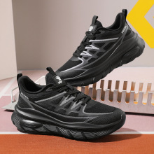 PLUS莆田户外运动鞋男纯黑新款男鞋跑步鞋减震慢跑鞋休闲鞋子批发