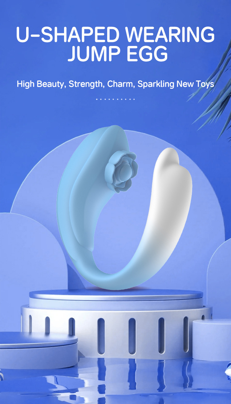 Neuer, per App fernsteuerbarer, U-förmiger, tragbarer Vibrations-Ei-Masturbator für Erwachsene mit verschiedenen Frequenzen – ideal für den Außenbereich._voghion.com