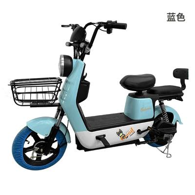 Elektrikli motosikletlər: electric bicycle 48V two-wheeled - blue-bare-bike-no-charger-no-charger