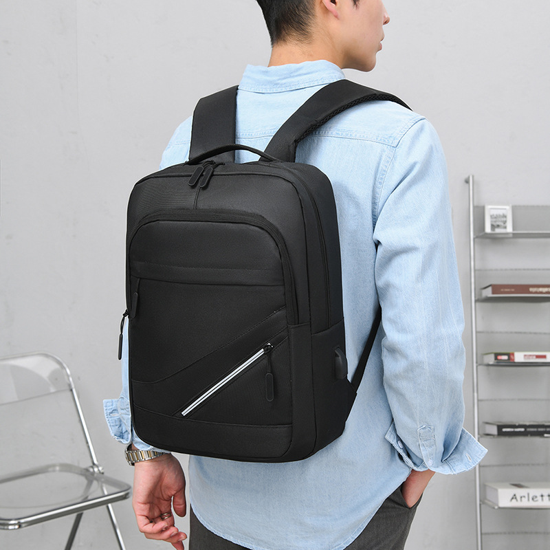 Bolsa de computadora transfronteriza nueva mochila USB multifunción de gran capacidad para hombres de negocios portátil mochila de computadora de viaje