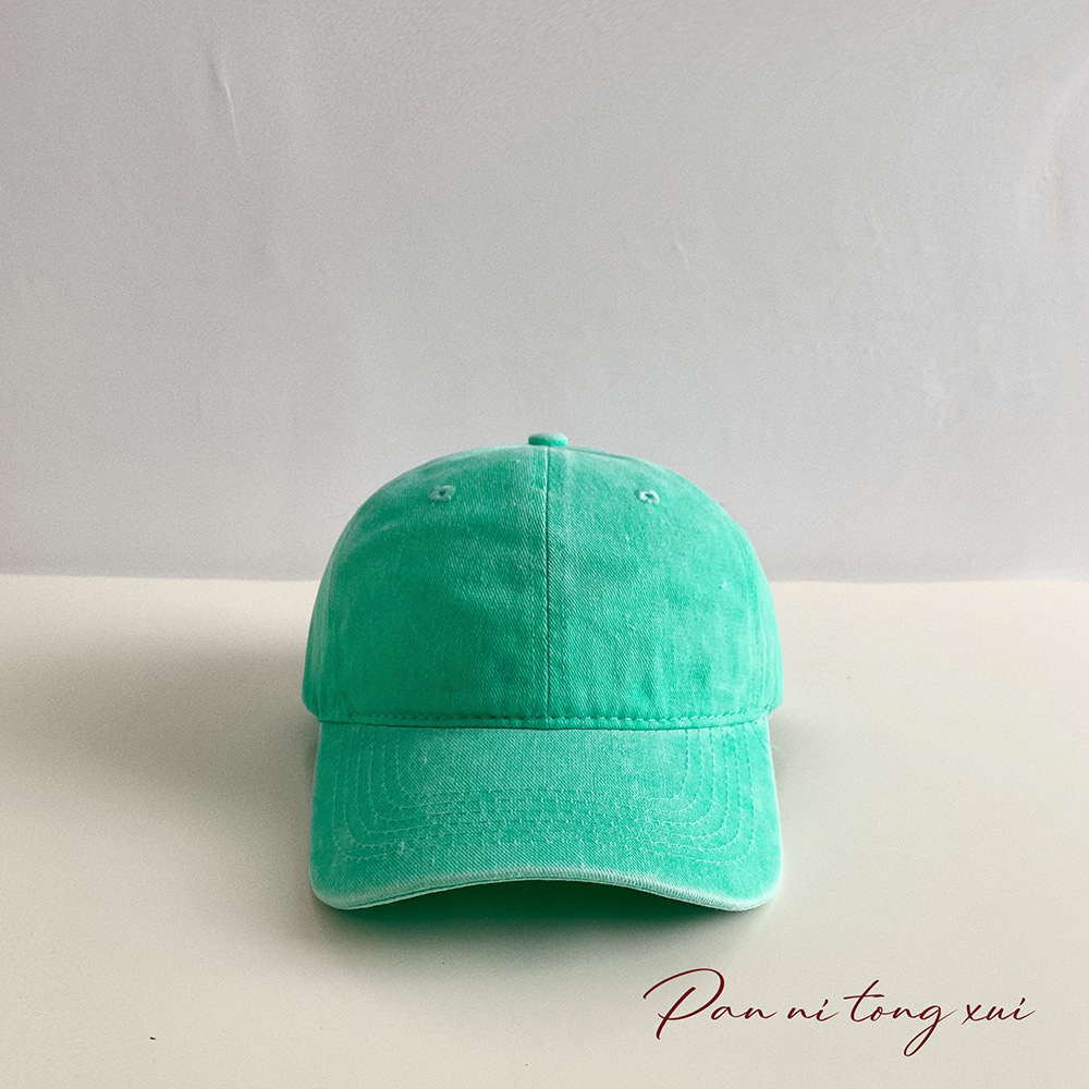 Gorras de béisbol unisex estilo coreano color sólido