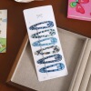 Wave water drop blue model [6 pieces]