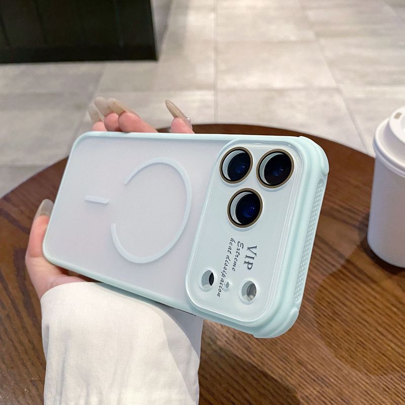 适用iPhone17肤感磁吸手机壳苹果16proMax大视窗防摔15磨砂保护套|undefined