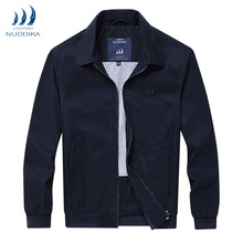 领道诺帝卡春秋款高档夹克男休闲新款中年商务外套男装男士夹克衫