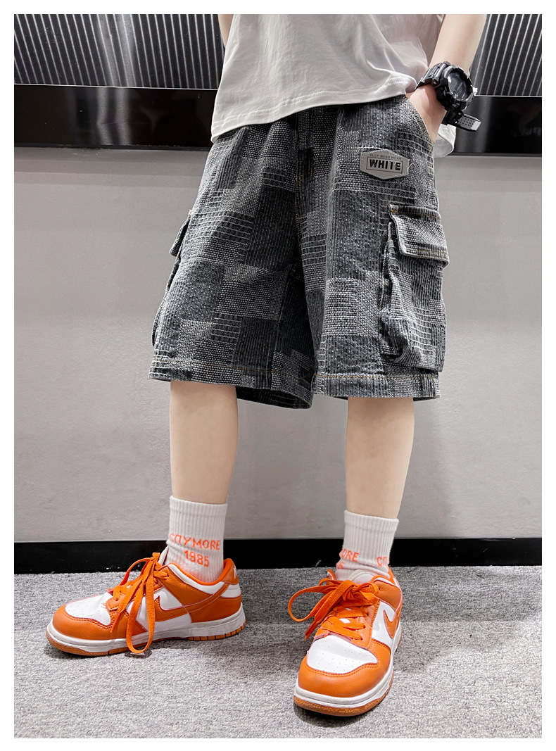 Black Jeans Boys Knee Length Pants Size 