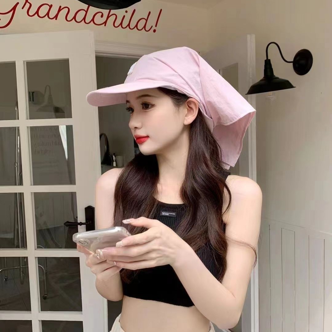 국경 간 틈새 제니 터번 오리 혀 모자 맞춤형 목 보호 모자 야외 쇼핑 패션 맞춤형 캠핑 모자