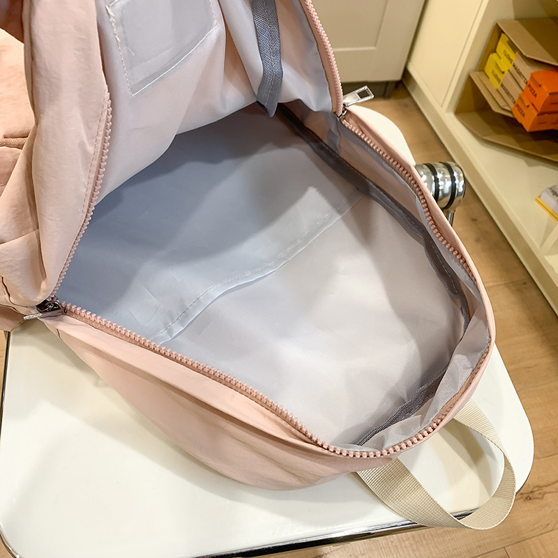 2025 nueva mochila para estudiantes universitarios japoneses, mochila escolar ligera, mochila de viaje simple, impermeable y de gran capacidad
