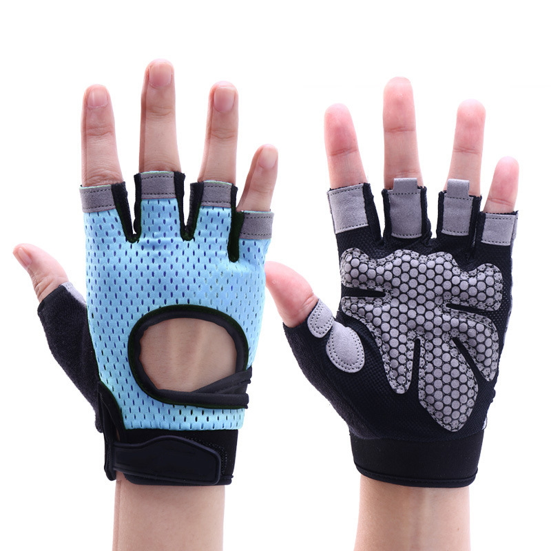 MKAS guantes de fitness protector de muñeca todo en un dispositivo de entrenamiento de fuerza de medio dedo para hombres guantes deportivos de caballo