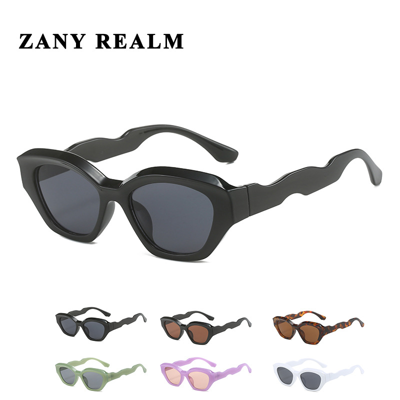 Nuevo original estilo coreano dopamina desgaste gafas de sol transfronterizo neutral dulce estilo fresco UV400 gafas de sol fabricante en stock